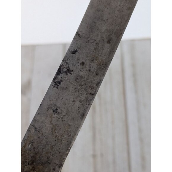 Vintage Cadillac Carbon Steel Butcher Knife 6-3/4" Blade 11-1/2" Long - Picture 7 of 15